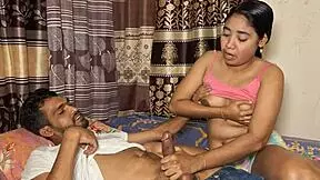 Petite teen cock sucking before fucked by hanif