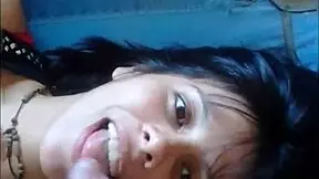 La lleve a la platabanda a chupar y le hice una rusa con latina teen 18+ boobs