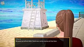 i messed up with my new family in this hentai game, small tits and all