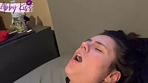 Abby Kiss Experiences Beautiful Agony with Vibrator in Intense Squirting Session. Her Orgasm Shakes the Room!