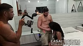 i watched the backstage recording of the cute petite 18+ latina making amateur porn and getting facial