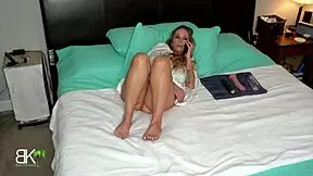 Stepmother's secret pleasure with toy