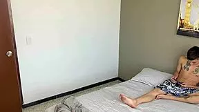 Step-sis teaches phone skills, shows tits