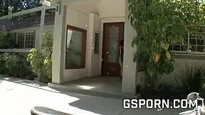 Kristine Kay's Natural Tits Bounce In Doggy Sofa Fuck