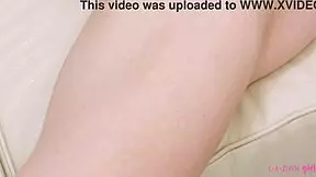 Super Hot Petite Blonde Newcomer Strips In Casting Photoshoot