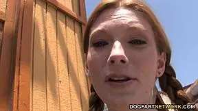 amelia rose subtly handles the biggest black cock at the gloryhole, milking it dry