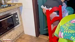 Two Hot Brazilian Friends Cooking In Lingerie Never Works Out!