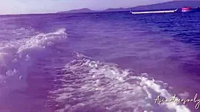 Water sports enthusiast enjoys beach pleasure