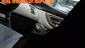 SHE LET ME NUT IN HER MOUTH after outdoor lesbian action with milf and teen.