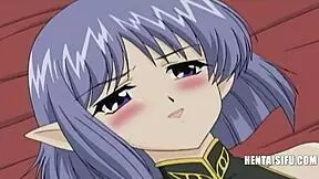 Virgin princess taken by futa elf and perv prince in hentai