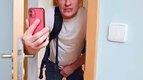 Cute 18yo Teen Touching Herself While Step Brother Spies on Her Shaved Body!