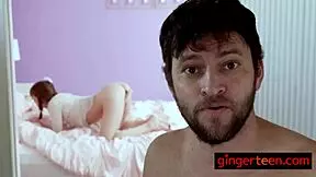 Tiny Petite Teen Interacts with Stepfather in Softcore Scene