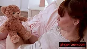 Tiny Petite Teen Interacts with Stepfather in Softcore Scene
