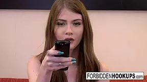 hot teen babe nails her lucky step-brother in wild session