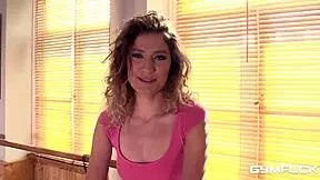 Stasy Riviera Sucks The Stud's Cock In Gym Fuck With Kinky Practices