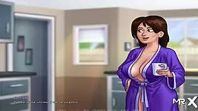 Big Cucumber Slips Inside in Summertimesaga E2 14