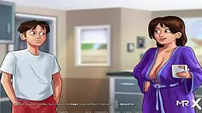 Big Cucumber Slips Inside in Summertimesaga E2 14