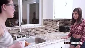 step sis with huge tits rides me hard after breakup - ella knox