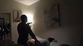 chubby latina wife invites a young big black cock into her room.