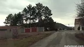 i can't believe this cougar picked us up for a wild van threesome