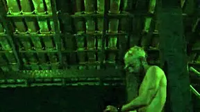 Black Teen 18+ Kneels in Submission, Performing Blowjob and Titfuck on Her Knees