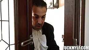 Damn, watch Reagan Foxx and Donnie Rock bang hard in shadows part 2 with wild POV action!