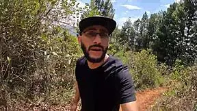 Outdoor Threesome With Friends During Exercise