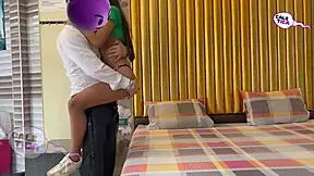 Brenda's first day turns erotic