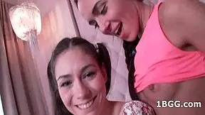 action threesome pov with two slutty girls