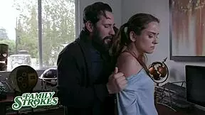 Lily Glee feels disciplined in cowgirl riding with belly and tits