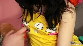 I'm just an 18yo naive teen, got fucked hard by my older teacher, still screaming!