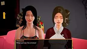 [Fresh faced 18-year-old’s big ass takes center stage in cartoon style game ]