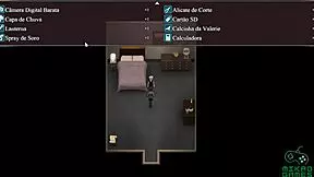 Young gamer's fantasy with mature woman