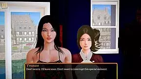 [Fresh faced 18-year-old’s big ass takes center stage in cartoon style game ]