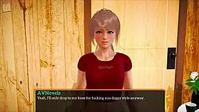 [Fresh faced 18-year-old’s big ass takes center stage in cartoon style game ]