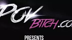 I'm the POV bitch, fuckin' sexy brunette sensually in pool