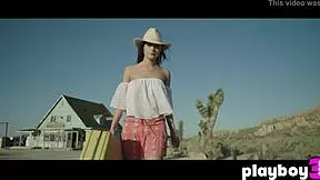 perfect brunette alexandra tyler posed outdoor and exposed her nice boobs with naked tits and ass