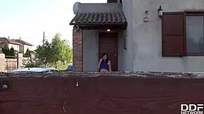 Super Hot French Teen Anna Siline Sucks Fat Dick in Debut Sex Tape