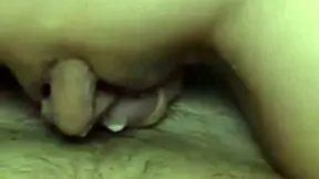 rubbing her pussy till she squirts cum