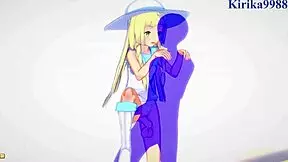 Lillie and Jessie Musashi in intense Pokemon hentai