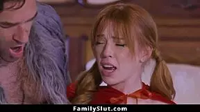 Stepdaughter Madi Rides Stepdad's Big Cock