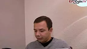 A first casting experience of young German student with stranger becomes hardcore sexual contact