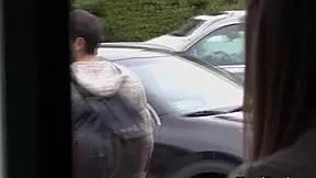 Coed's tight ass gets stuffed hard on the living room couch.