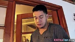 Want to see this ebony teen get ploughed outdoors with a big cock?