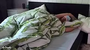 amateur couple has morning sex with loud moaning 😩