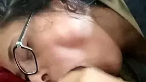 young latina milf gives sloppy to monster cock