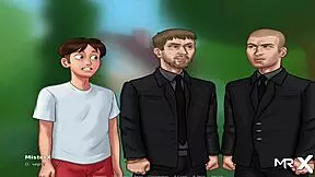 Summertimesaga - Teen 18+ Crashed In The Barn After Uncensored Sex With Big Ass.