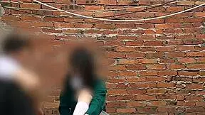 Mexican students have public encounters behind the school classrooms.