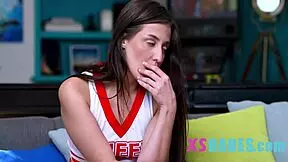 teenie tiny personal cheerleader for the day gets fucked and licked