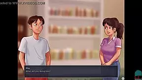 Summertime Saga 44 • Cumshot In The Library